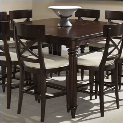 Wynwood Tuxedo Park Casual Dining Table in Dark Chocolate Finish