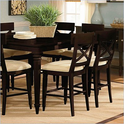 Wynwood Tuxedo Park Gathering Stool in Dark Chocolate