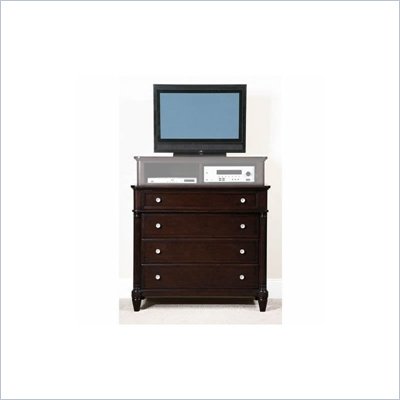 Wynwood Tuxedo Park Media Chest in Dark Chocolate Finish
