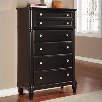 Wynwood Tuxedo Park 6 Drawer Chest in Dark Chocolate Finish