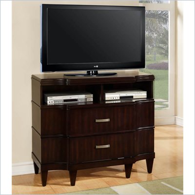 Wynwood Vinings 2 Drawer Media Chest in Bordeaux Finish