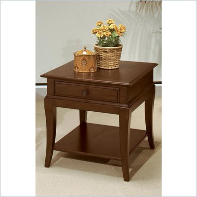 Wynwood Westhaven End Table in Dried Fig 