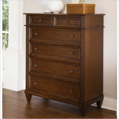 Wynwood Westhaven 5 Drawer Chest in Dried Fig Cherry Finish