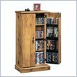 Cottage Home Collection DVD CD Media Storage Cabinet in Bishop Pine Finish by Sauder