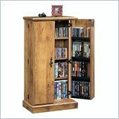 Cottage Home Collection DVD/CD Media Storage Cabinet in Bishop Pine Finish