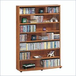 Inglewood Collection DVD/CD Media Storage Cabinet in Fruitwood Finish