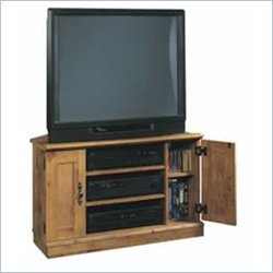 Bishop Pine Wood Corner TV Stand