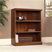 3-Shelf Bookcase in Planked Cherry Finish