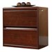 Sauder Cornerstone 2 Drawer Lateral Wood File Cabinet in Classic Cherry