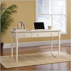 Harbor View Collection Wood Writing Desk in Antique White