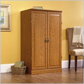 Orchard Hills Collection Wood Computer Armoire in Carolina Oak