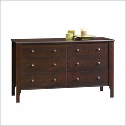 Sauder Brook Bridge Dresser in Dark Alder