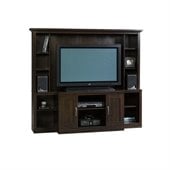 Sauder Large Entertainment Center in Cinnamon Cherry