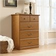 ADD TO YOUR SET: Sauder Orchard Hills 4 Drawer Chest in Carolina Oak Finish