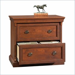 Sauder Arbor Gate 2 Drawer Lateral Wood File Cabinet in Coach Cherry