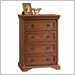 Sauder Arbor Gate 4 Drawer Chest in Coach Cherry Finish