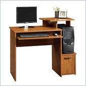 Sauder Office Beginnings Wood Computer Desk in Pecan