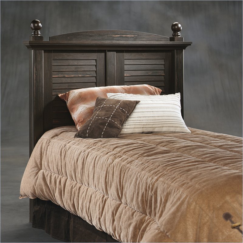Sauder Harbor View Twin Headboard in Antiqued Paint