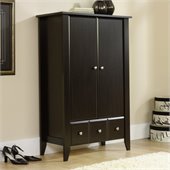 Sauder Shoal Creek Armoire in Jamocha Wood