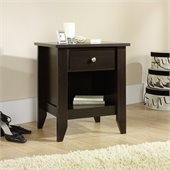 Sauder Shoal Creek Night Stand in Jamocha Wood