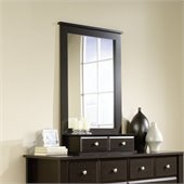 Sauder Shoal Creek Mirror in Jamocha Wood