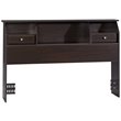 ADD TO YOUR SET: Sauder Shoal Creek Full/Queen Headboard in Jamocha Wood