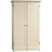 Harbor View Craft Armoire in Antique White Finish
