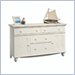 Harbor View 4 Drawer Double Dresser in Antique White Finish