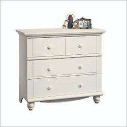 Harbor View 3 Drawer Chest in Antique White Finish