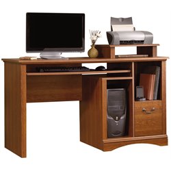 Sauder Camden County Computer Desk in Planked Cherry