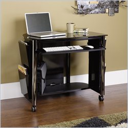 Sauder Chroma Computer Cart in Black