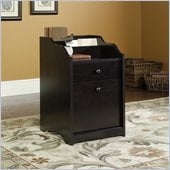 Sauder Edge Water File Cabinet in Estate Black
