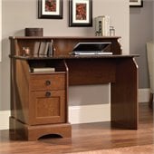 Sauder Graham Hill Desk in Autumn Maple