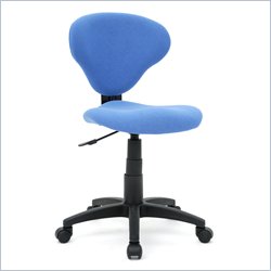 Sauder Gruga Deluxe Fabric Task Chair in Blue
