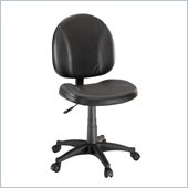 Sauder Gruga Leather Task Chair in Black