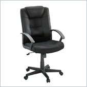 Sauder Gruga Manager Fabric Chair in Black