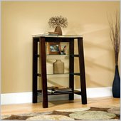 Sauder Laurel Canyon Technology Pier in Espresso/Clear Glass