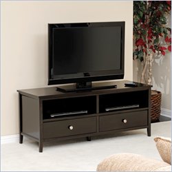 Sauder Market Park Entertainment Credenza in Black/Apricot