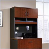Sauder Via Hutch for Lateral File in Classic Cherry