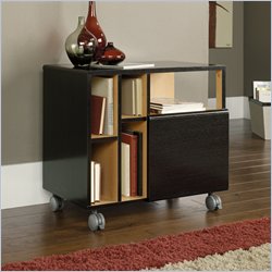 Sauder W3 File Cart in Wind Oak