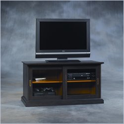 Sauder Universal TV Stand in Antiqued Paint Finish