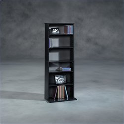 Sauder Beginnings Multimedia Storage Tower in Black