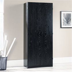 Sauder Storage Cabinet in Ebony Ash