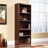Sauder Cornerstone Library Bookcase in Classic Cherry