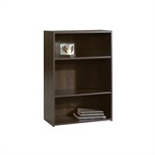 Sauder Beginnings 3-Shelf Bookcase in Cinnamon Cherry