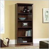 Sauder Carolina Estate 5-Shelf Bookcase in Select Cherry