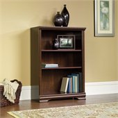 Sauder Carolina Estate 3-Shelf Bookcase in Select Cherry