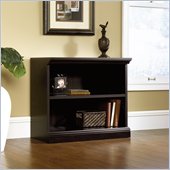 Sauder 2 Shelf Bookcase in Estate Black