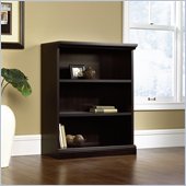 Sauder 3 Shelf Bookcase in Estate Black