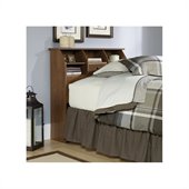Sauder Shoal Creek Twin Bookcase Headboard in Oiled Oak
